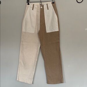Braxton size 24 Two-Tone  corduroy Pants